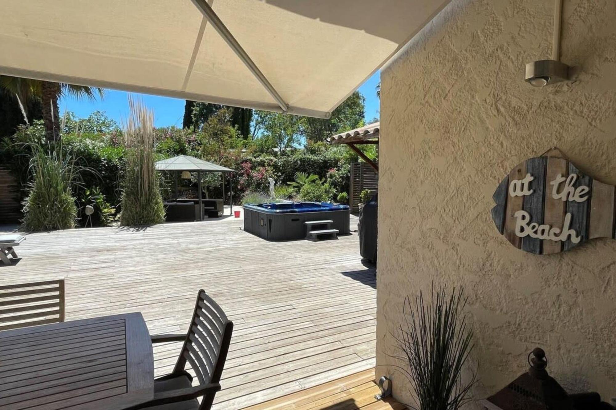 06V - Beautiful Villa With Spa Pool And Tennis Biot Exterior photo