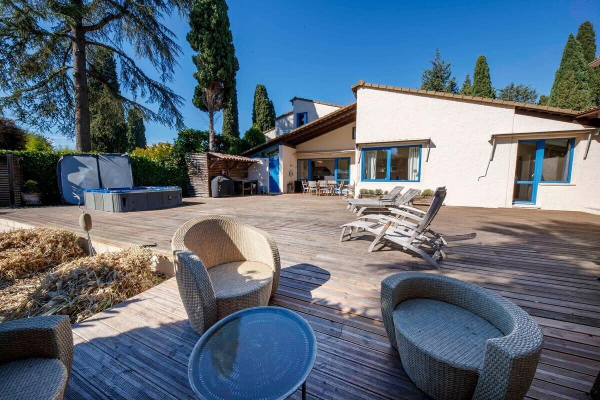 06V - Beautiful Villa With Spa Pool And Tennis Biot Exterior photo