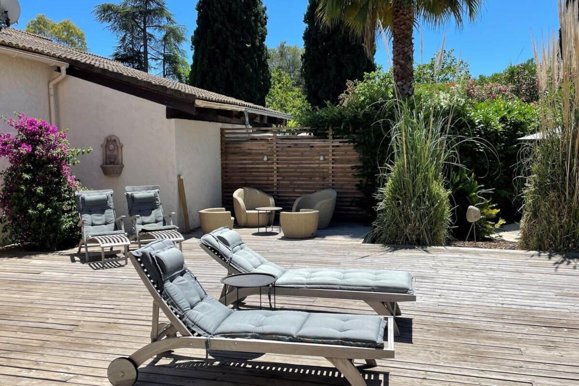 06V - Beautiful Villa With Spa Pool And Tennis Biot Exterior photo